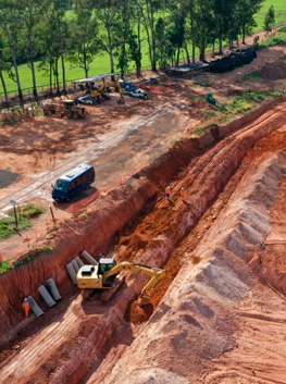 Obra demonstrativa de drenagem